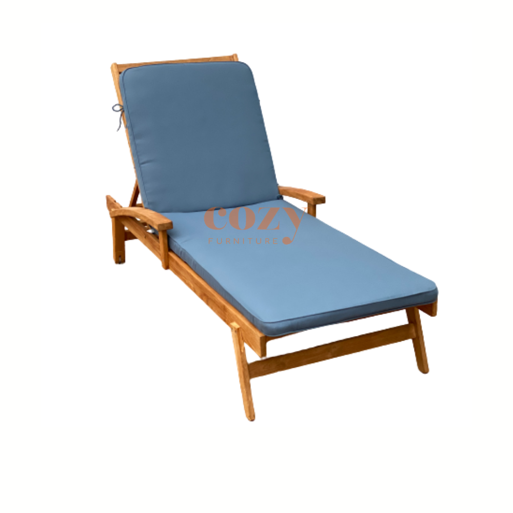Navy sun lounger cushions clearance