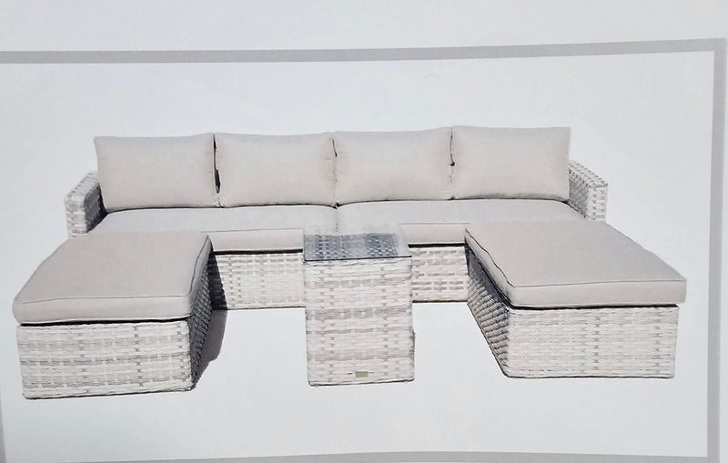 Full Moon Modular Wicker Lounge Set