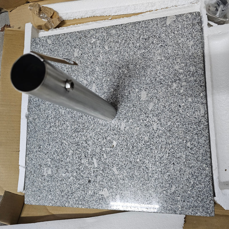 Granite centre post umbrella base