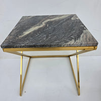 Square Nested Tables Marble Top
