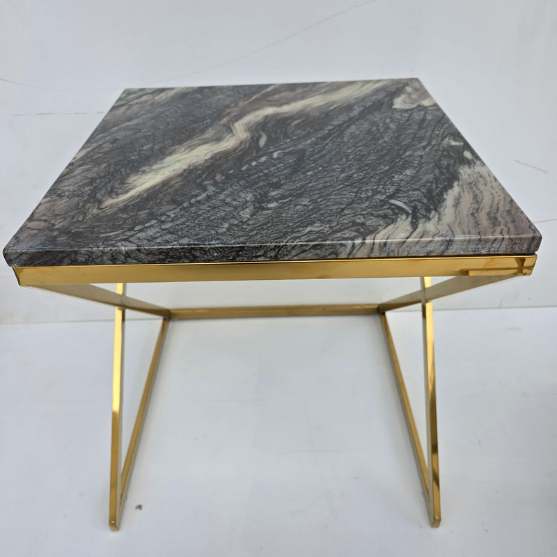 Square Nested Tables Marble Top