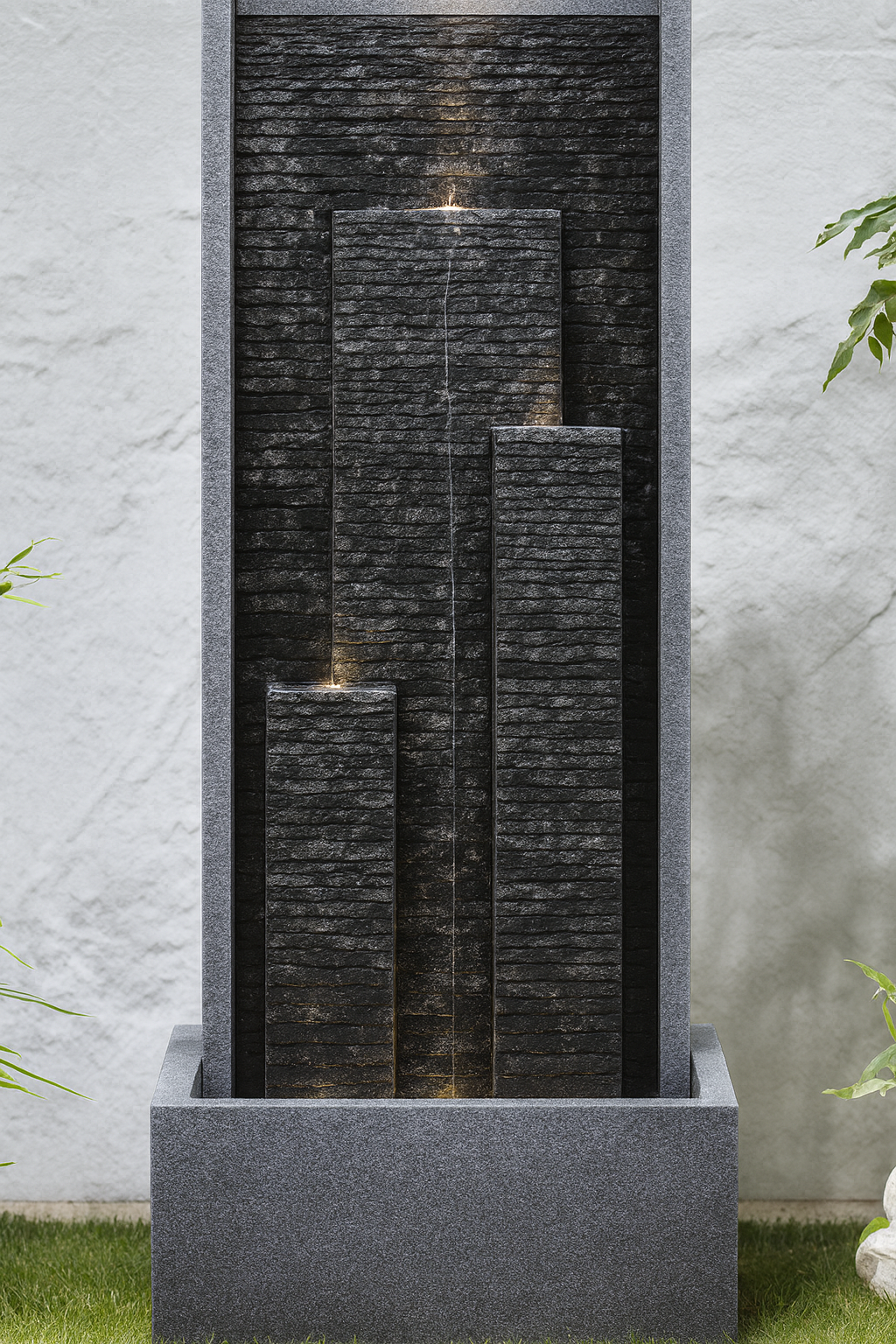 Cascade water fountain