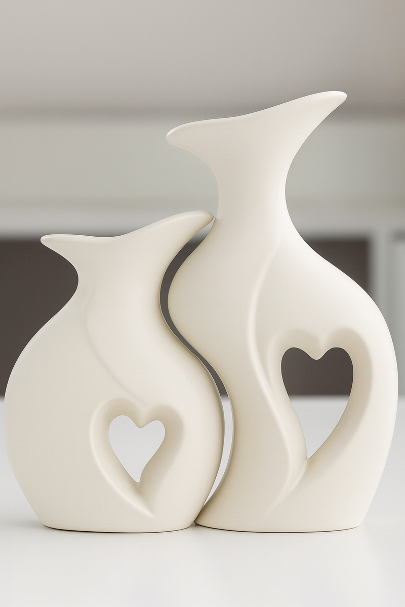 Embrace of Hearts Sculpture