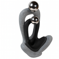 Meditating Couple Water Fountain