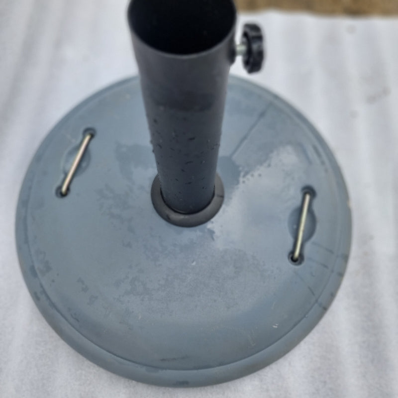 Concrete centre post umbrella base (Ex-Display) $19-$29