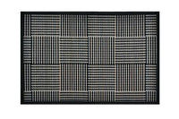 Placemat Black with Grey Square Pattern - Cozy Indoor Outdoor Furniture 