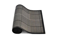 Runner Black with Grey Square Pattern - Cozy Indoor Outdoor Furniture 
