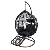 Bamboo Hanging Chair - Cozy Indoor Outdoor Furniture 