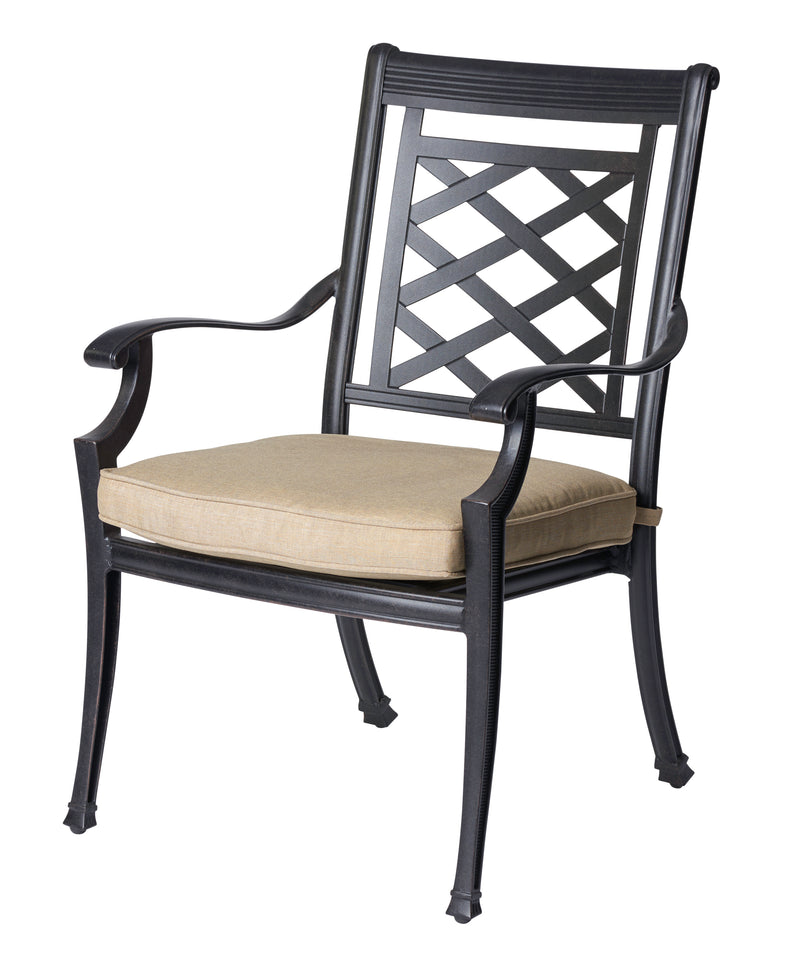 Yarra Cast Aluminium Chair - Cozy Indoor Outdoor Furniture 