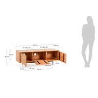 Delsie Entertainment Unit - Cozy Indoor Outdoor Furniture 