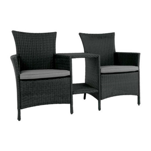 Ebony Jack and Jill Chair - Cozy Indoor Outdoor Furniture 