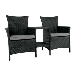 Ebony Jack and Jill Chair - Cozy Indoor Outdoor Furniture 