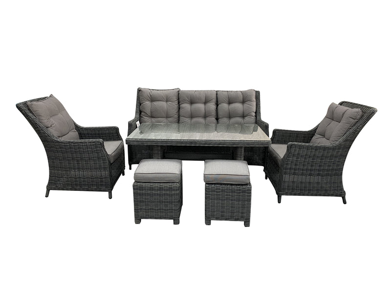 Swiss 6pce Lounge - Cozy Indoor Outdoor Furniture 