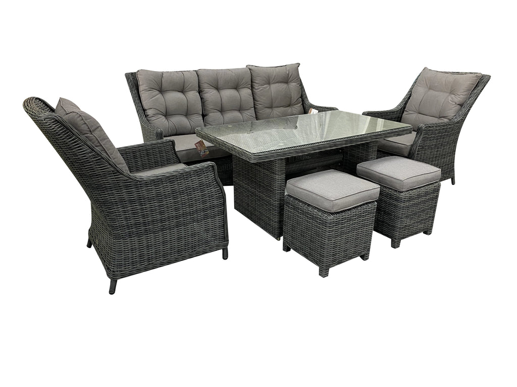 Swiss 6pce Lounge - Cozy Indoor Outdoor Furniture 