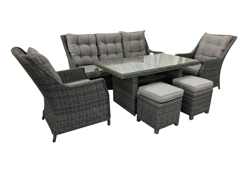 Swiss 6pce Lounge - Cozy Indoor Outdoor Furniture 