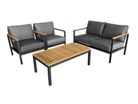 4PCE Gatwick Lounge Setting - Cozy Indoor Outdoor Furniture 