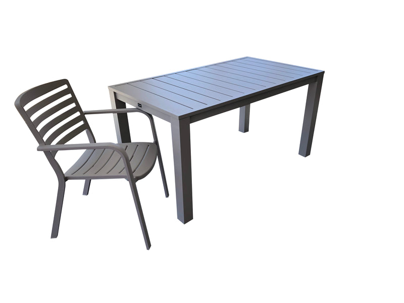 Como Dining Table with Pandora & Ancona Dining Chair - Cozy Indoor Outdoor Furniture 