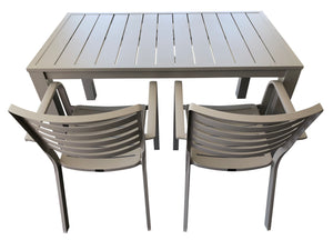Como Dining Table with Pandora & Ancona Dining Chair - Cozy Indoor Outdoor Furniture 