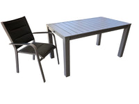 Como Dining Table with Pandora & Ancona Dining Chair - Cozy Indoor Outdoor Furniture 