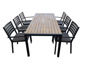 9PCE Mayfair Dining Setting - Cozy Indoor Outdoor Furniture 