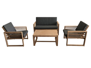 4PCE Daytona Lounge Setting - Cozy Indoor Outdoor Furniture 