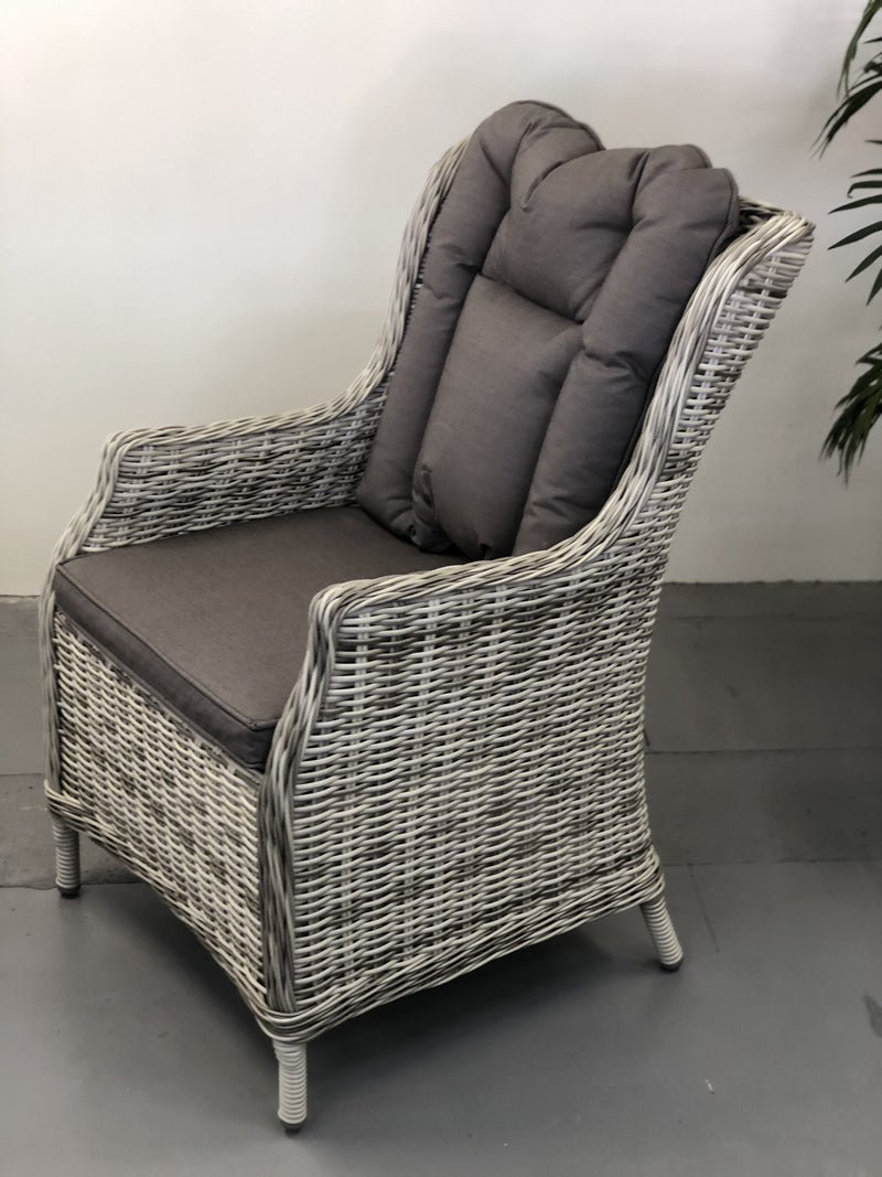 San Jose Wicker Dining Chair - Cozy Indoor Outdoor Furniture 