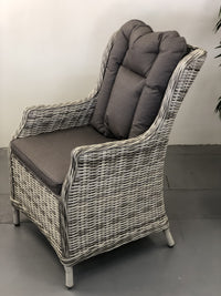 San Jose Wicker Dining Chair - Cozy Indoor Outdoor Furniture 