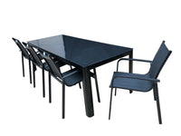 9PCE Sunrise and Pandora Dining Setting - Cozy Indoor Outdoor Furniture 