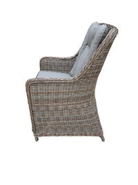 Bombay Wicker Dining Chair - Cozy Indoor Outdoor Furniture 