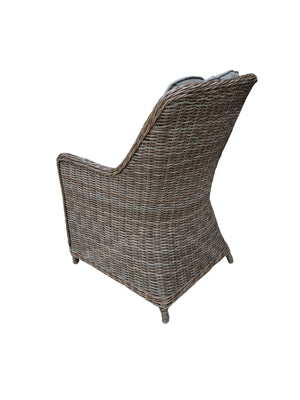 Bombay Wicker Dining Chair - Cozy Indoor Outdoor Furniture 