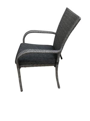 Lucia Wicker Arm Chair - Cozy Indoor Outdoor Furniture cozy-furniture-lucia-wicker-outdoor-arm-chair-dapple-grey