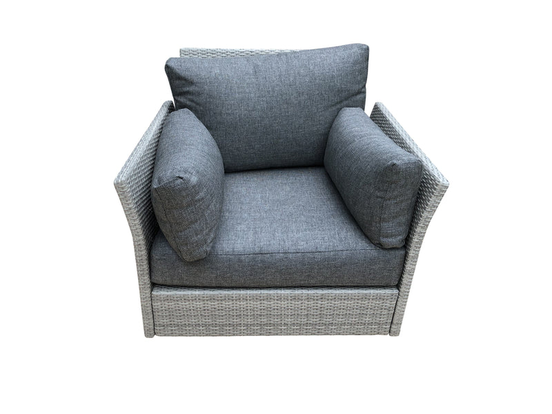 Arden Wicker Arm Chair - Cozy Indoor Outdoor Furniture 