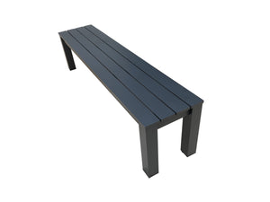 Mercury Aluminium Bench - Cozy Indoor Outdoor Furniture 