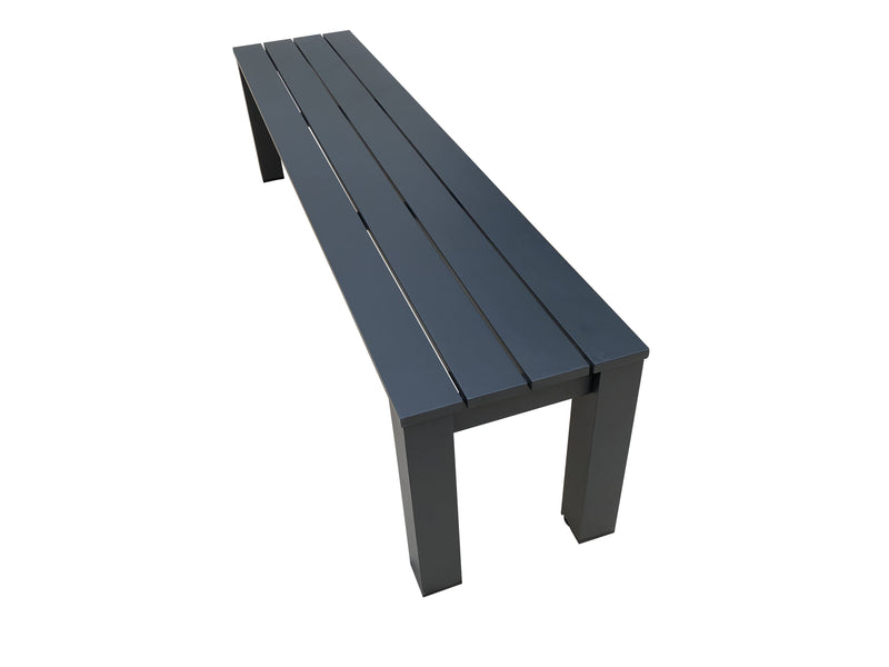 Mercury Aluminium Bench - Cozy Indoor Outdoor Furniture 