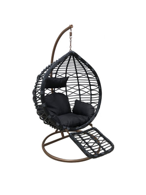 Bamboo Hanging Chair - Cozy Indoor Outdoor Furniture 
