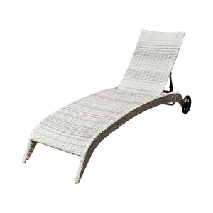 Mediterranean Wicker Sunlounger