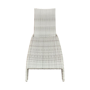 Mediterranean Wicker Sunlounger