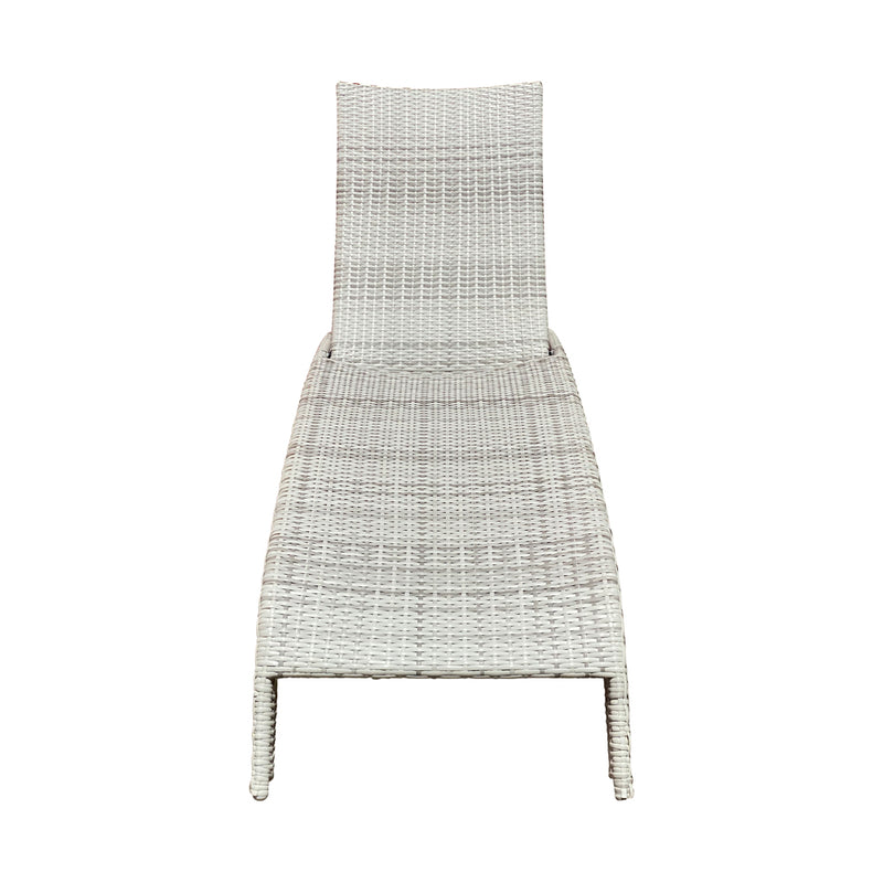 Mediterranean Wicker Sunlounger