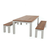 Sense Bench Dining Setting - Cozy Indoor Outdoor Furniture 