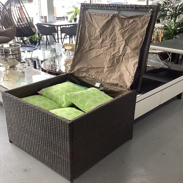 Moto Wicker Storage Box Espresso wicker