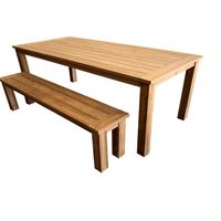 3PCE Belmont Bench Setting - Cozy Indoor Outdoor Furniture 