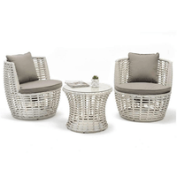 Lorenzo 3 Piece Swivel - Cozy Indoor Outdoor Furniture 