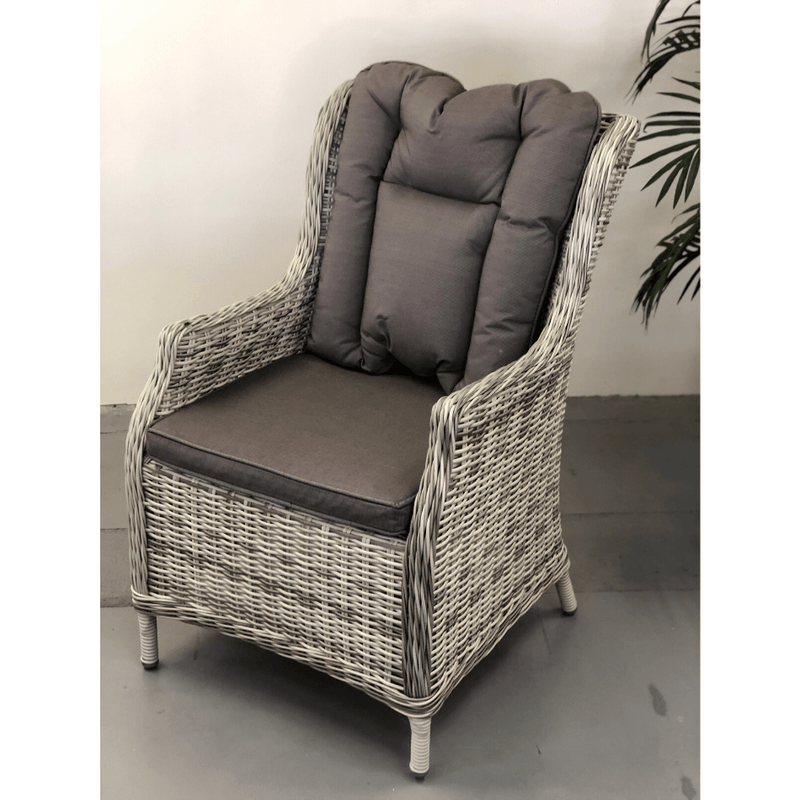 San Jose Wicker Dining Chair - Cozy Indoor Outdoor Furniture 