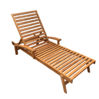 Diego Teak Sunlounger - Cozy Indoor Outdoor Furniture 