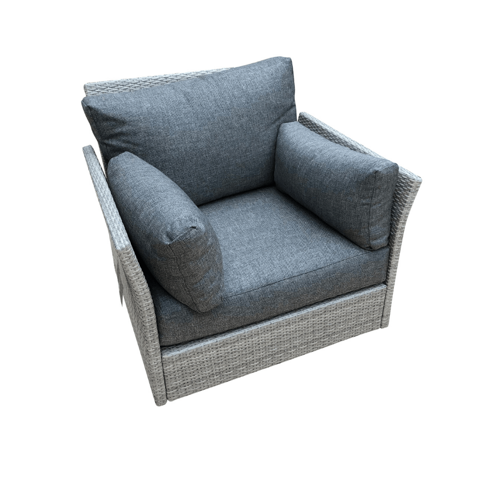 Arden Wicker Arm Chair - Cozy Indoor Outdoor Furniture 
