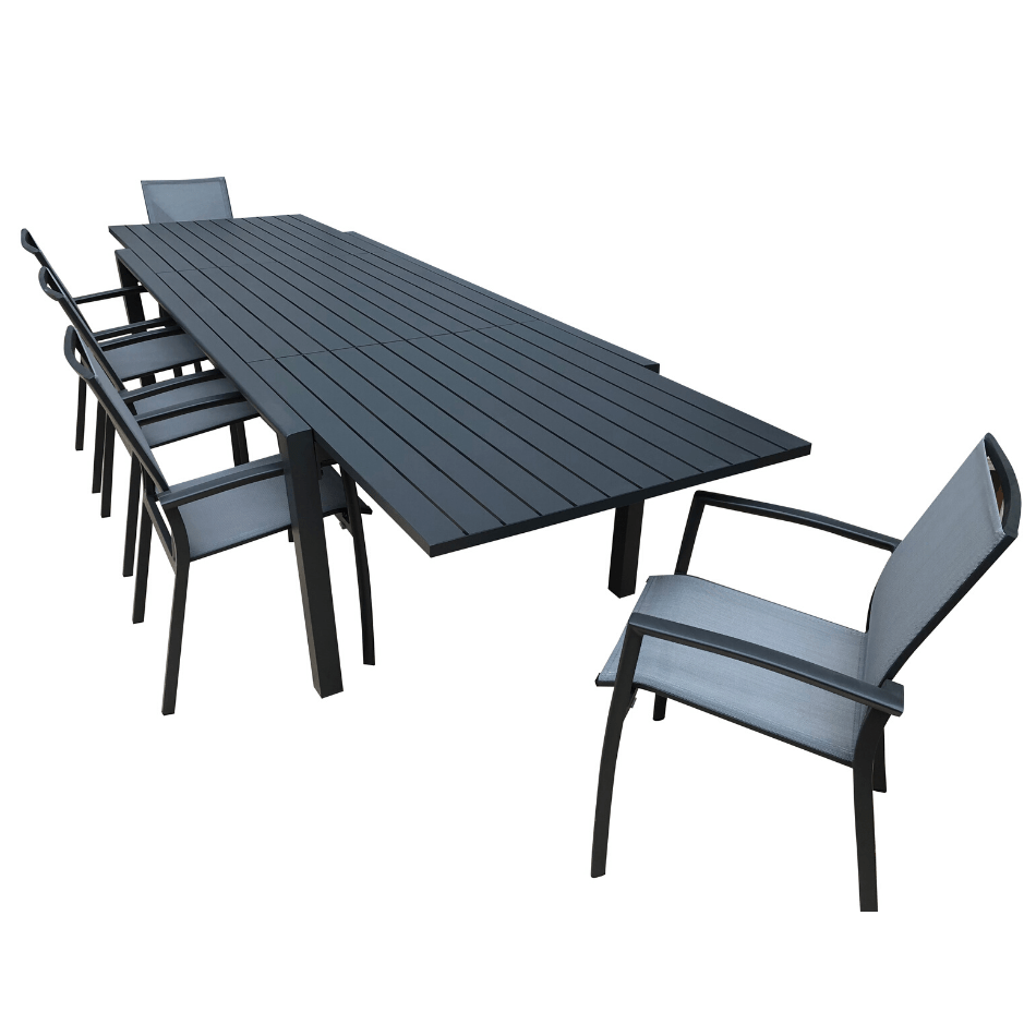 9PCE Matzo Extension & Roma Dining - Cozy Indoor Outdoor Furniture 