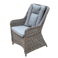 Bombay Wicker Dining Chair - Cozy Indoor Outdoor Furniture 