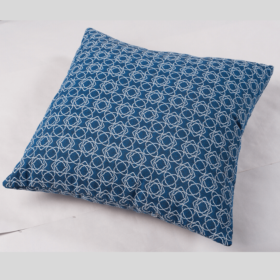 Bells Navy Cushion 45cm x 45cm - Cozy Indoor Outdoor Furniture 