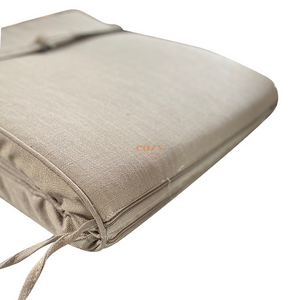 Taupe Mid-back Chair Cushion