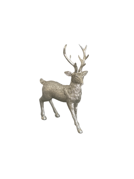 cozy-furniture-homewares-giftware-accessories-decor-standing-deer-silver-shiny
